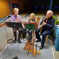 musikalische Umrahmung: Musik-Netz Eichstaett e.V. (Lydia Tyrakowski-Cebulla, David Bamberger und Walter Bamberger)